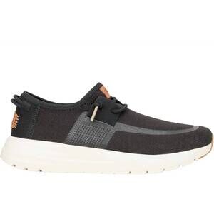 NEW HEY DUDE women's sirocco neutrals sneakers in black